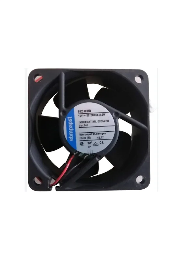 Ebmpapst 612 Nhhr 60x60x25mm 12volt 2 Kablolu Fan