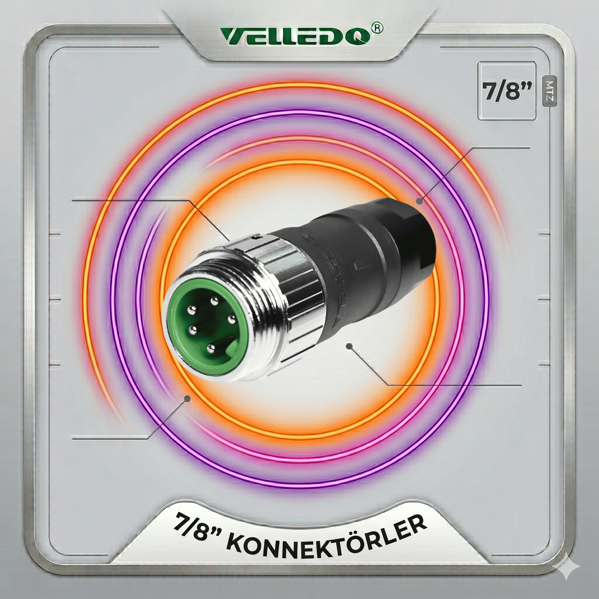7/8 Konnektör