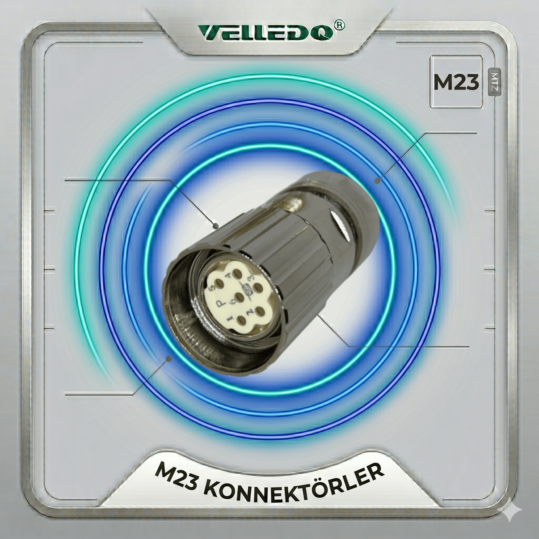 M23 Konnektör