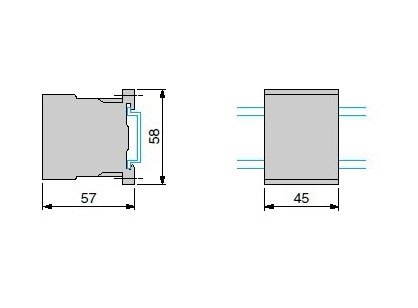 LC1K1210M7 12A (5,5 KW) 220VAC Bobinli 1NO Mini Kontaktör