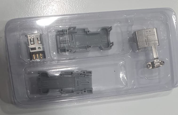 SCSI-6P-F 6 Pin Servo Konnektörü Dişi