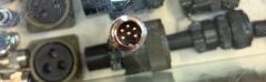 M16 6 Pin Metal Kasa Erkek Konnektör