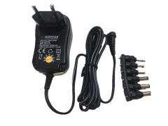 MTU-12KM 3-12 Volt 1 Amper Kademe Ayarlı Adaptör