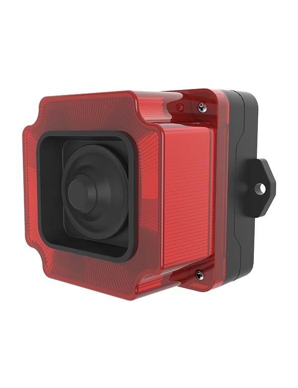 Endüstriyel ışıklı Korna 48V DC SNT-ESP48 Kırmızı