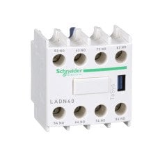 Schneider LADN40, Yardımcı Kontak Blok, 4 NA Kontak