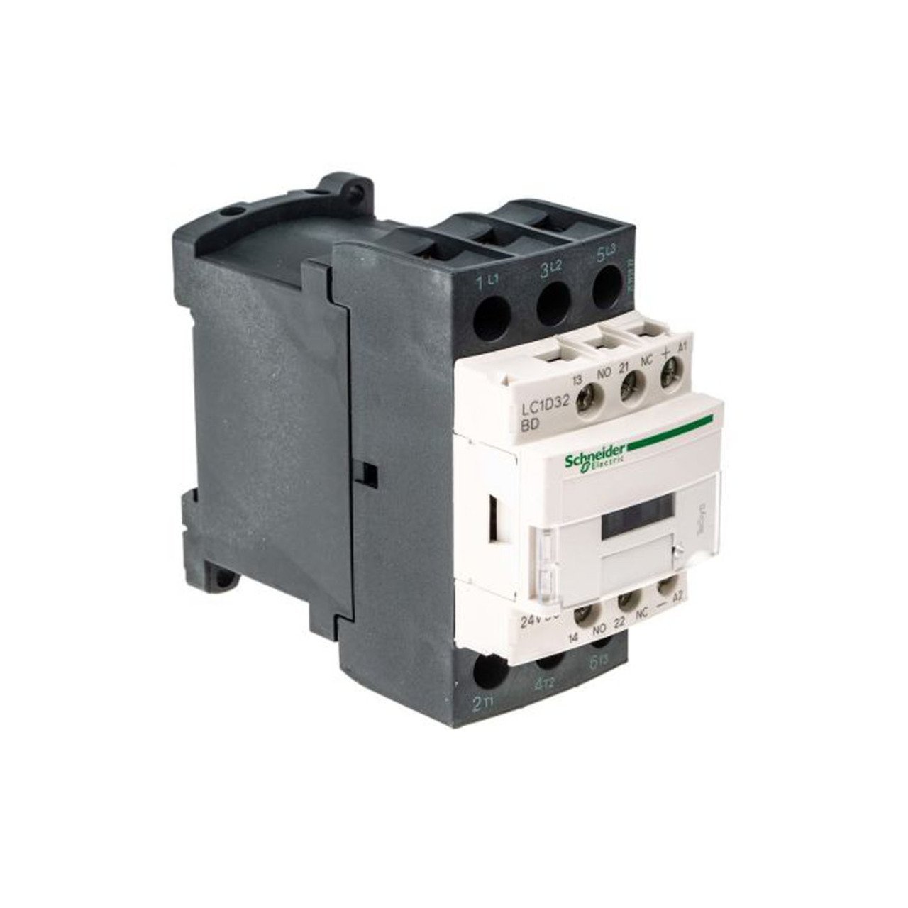 LC1D32BD 32A (15 KW) 24V DC Bobinli Trifaze Güç Kontaktörü