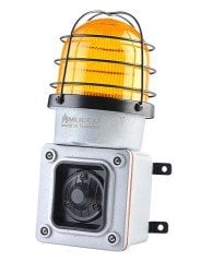 7 Sesli ışıklı Döküm Korna 12-30V DC SNT-ES12513-D Sarı