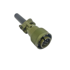 KDB06-18-1P | Bayonet Tip 10 Pinli Seyyar Erkek Askeri Konnektör