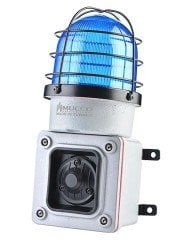 7 Sesli ışıklı Döküm Korna 85-260V DC SNT-ES12522-D Mavi
