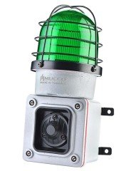 7 Sesli ışıklı Döküm Korna 85-260V DC SNT-ES12522-D Yeşil