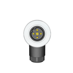 M12 B Code 5 Pin Erkek Açılı 90° Konnektör - Velledq M12-BM05S