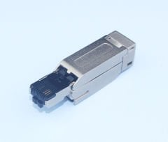 RJ45A4 Metal Profinet Konnektör - 180° Saha Montaj Tip