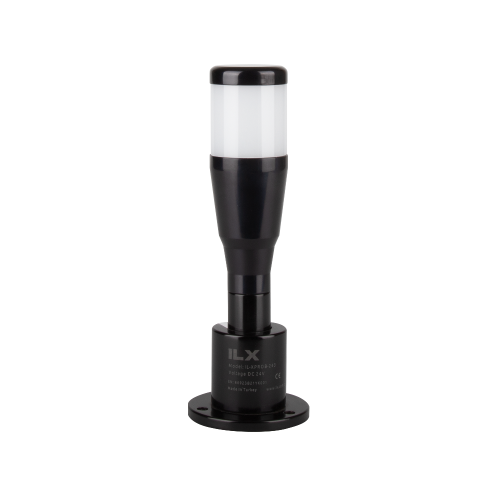 1 Katlı Işıklı Kolon - Ø50 XPRO Black Serisi İkaz Lambası | İLX