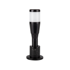 1 Katlı Işıklı Kolon - Ø50 XPRO Black Serisi İkaz Lambası | İLX