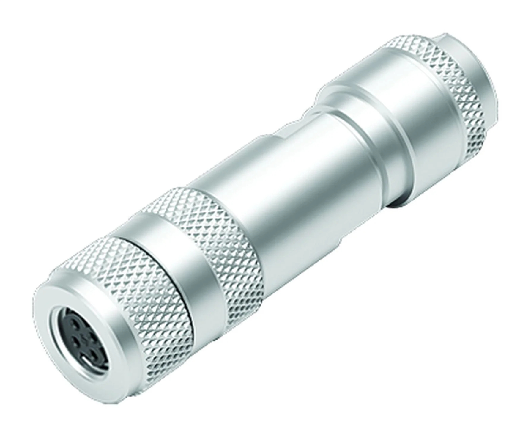 M8 4 Pin Dişi Seyyar D Code Metal Konnektör | M8P-DF04T