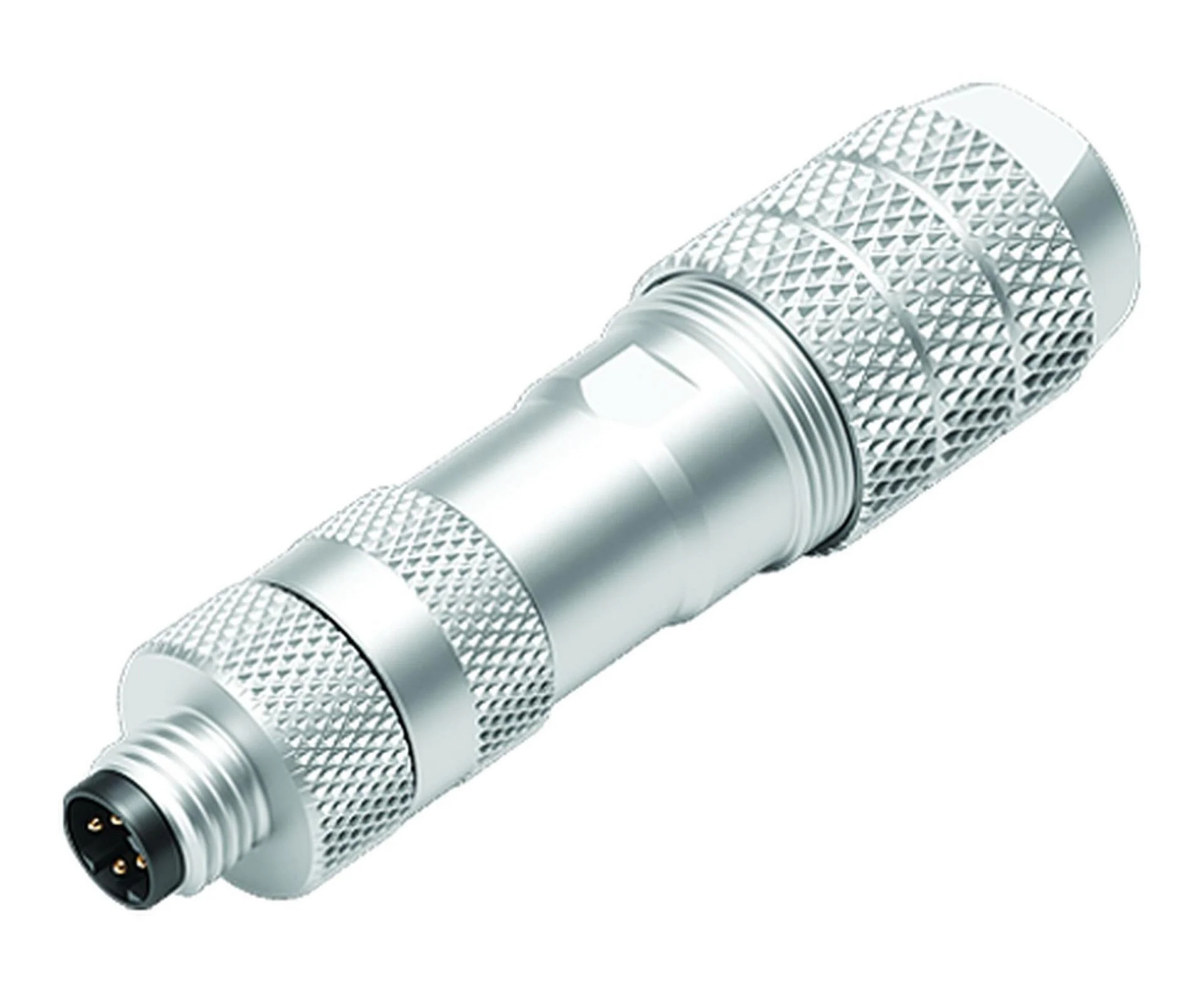 M8 4 Pin Erkek Seyyar D Code Metal Konnektör | M8P-DM04T