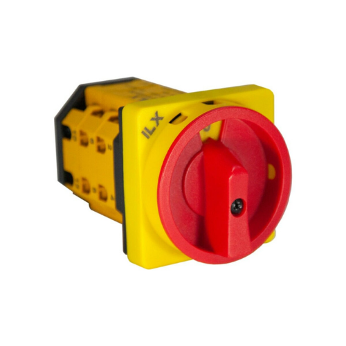 1X10 Amper 0-1 Kademe Aç Kapa Sarı-Kırmızı 48x48 Pako Şalter İL-XL4-A01-010