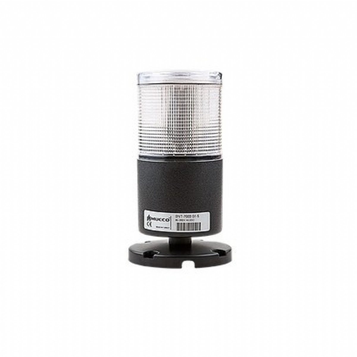 1 Katlı Çakar - Buzzer Işık Kolon Işık 220V AC SNT-7012-CB1 Beyaz