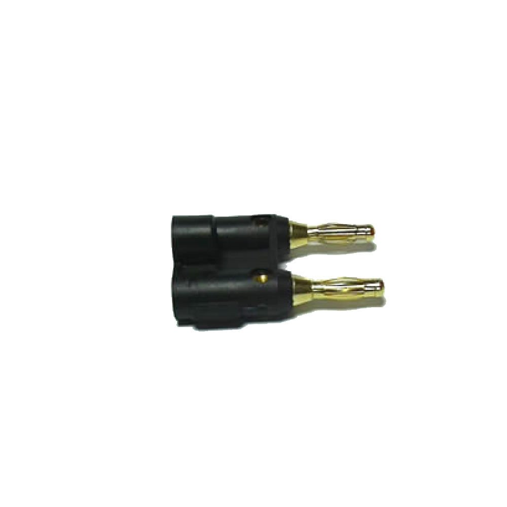 JR 0538C BANANA JACK, ADAPTOR Siyah
