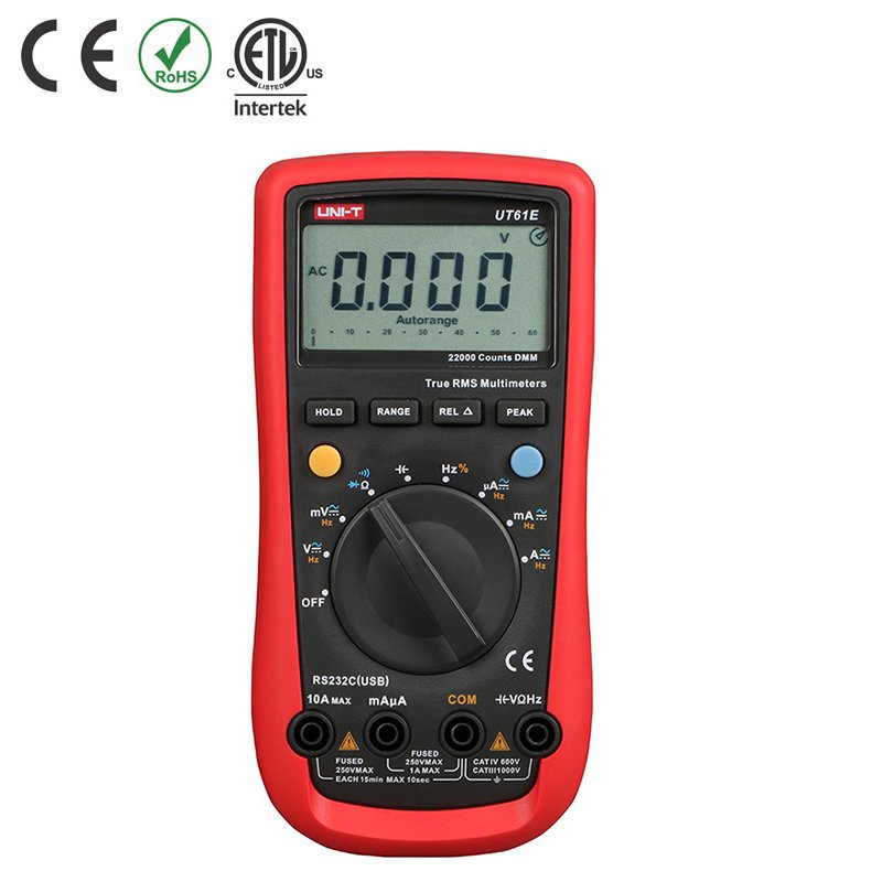 Uni-T UT61E+ Dijital Multimetre, Ölçü Aleti unit