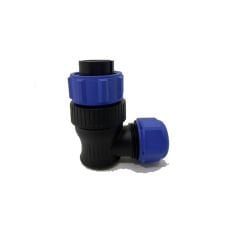 SP2116/S15 IP68 15 Pin Plastik 90 Derece Kablo Tipi Konnektör