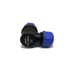 SP2116/S15 IP68 15 Pin Plastik 90 Derece Kablo Tipi Konnektör