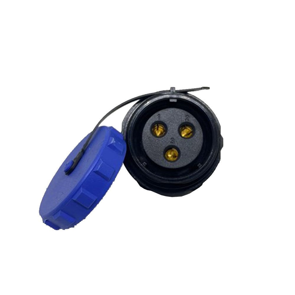 SP2912/S3 3 Pin Dişi IP68 Plastik Panel Tipi Konnektör