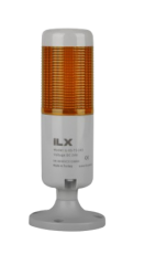 1 Katlı Flaşör Yanar Sessiz Işıklı Kolon - 24V DC | İL-XF-T5-241