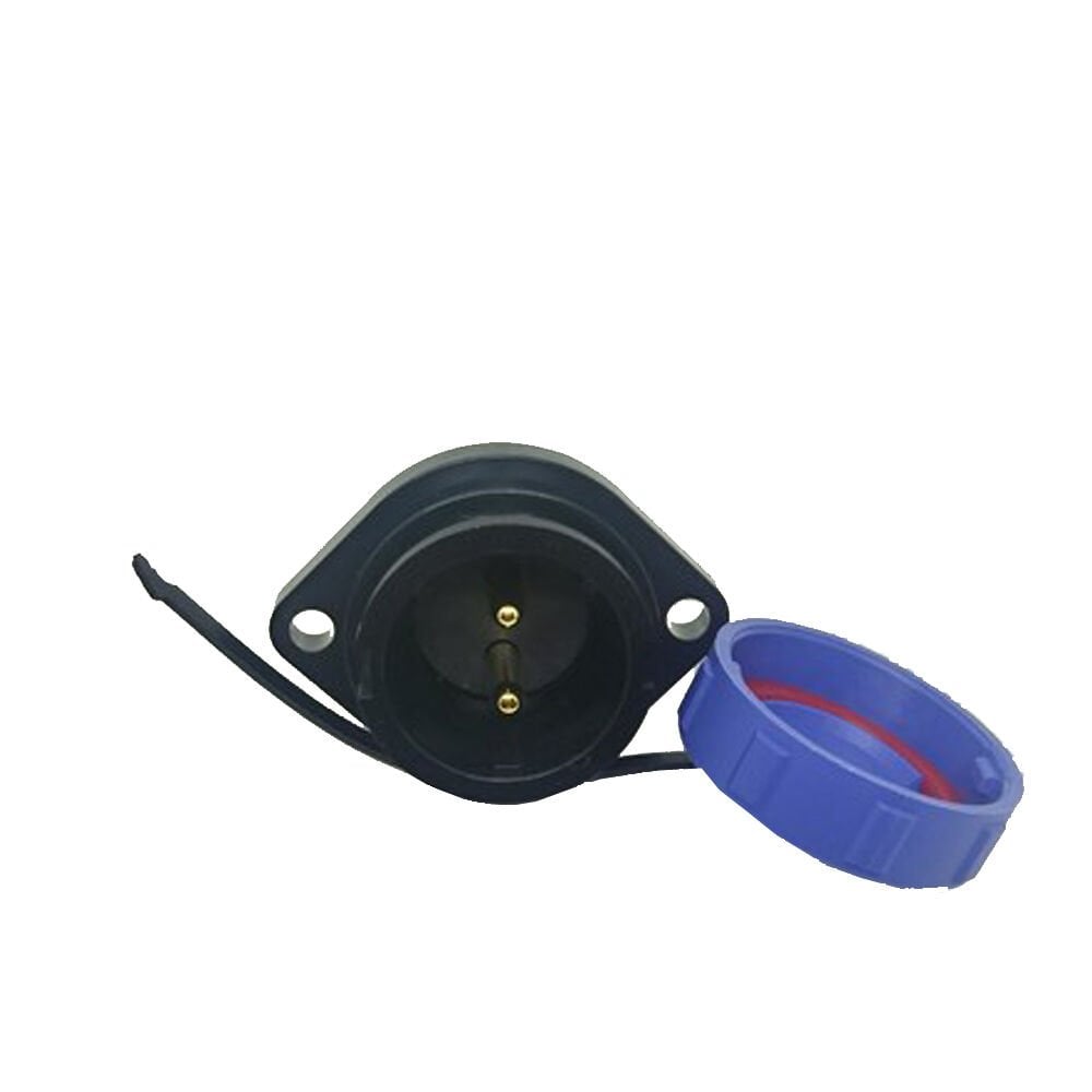 SY2113/P2 2 Pinli Erkek IP67 Plastik Bayonet Tipi Konnektör Weipu