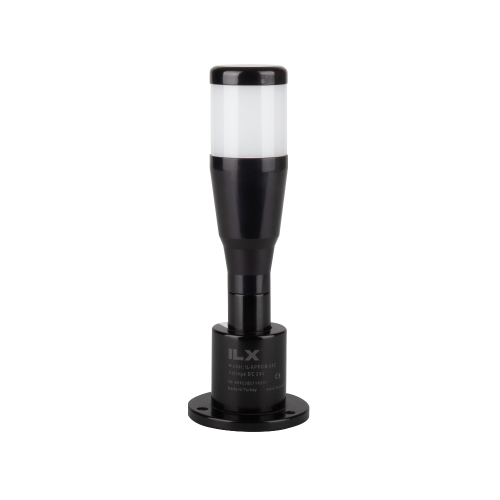 1 Katlı Sabit Yanar Sesli Işıklı Kolon XPro Black Serisi - 12V DC | İL-XPROB-121B