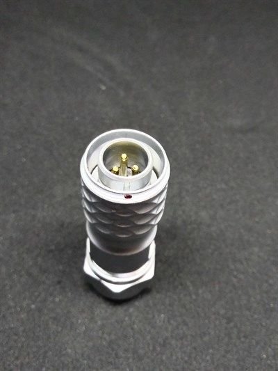 SF1210/P3 IP67 Kablo Tipi Seyyar 3 Pin Metal Erkek Konnektör
