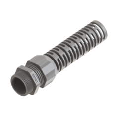 PG11 Spiral Uçlu Etanj Tip Polyamid Kablo Rakoru Siyah 100 Adet ORB-21 ORTAÇ