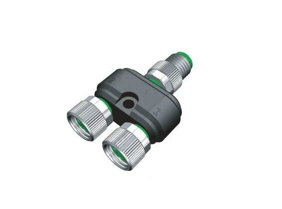 M8 Y Tip 4 Pin Erkek - 4 Pin Dişi Konnektör Y-M8-M04/2F04