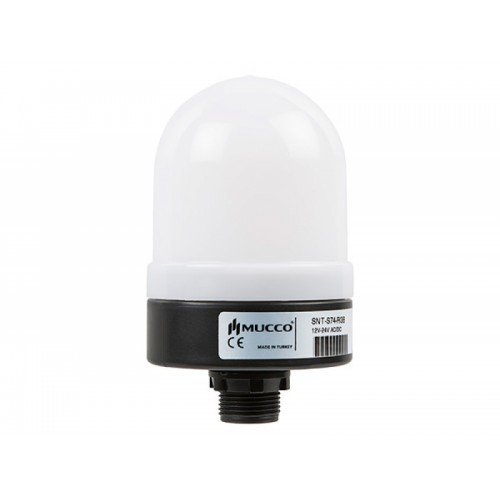 Çap Ø 22 RGB İkaz Lambası 12-24V AC/DC MUCCO SNT-S74-RGB