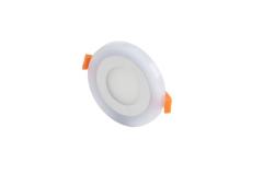 7W Okyanus Led Panel Armatür, CT-5150 Gece Modunda Mavi Yanar