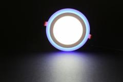 7W Okyanus Led Panel Armatür, CT-5150 Gece Modunda Mavi Yanar