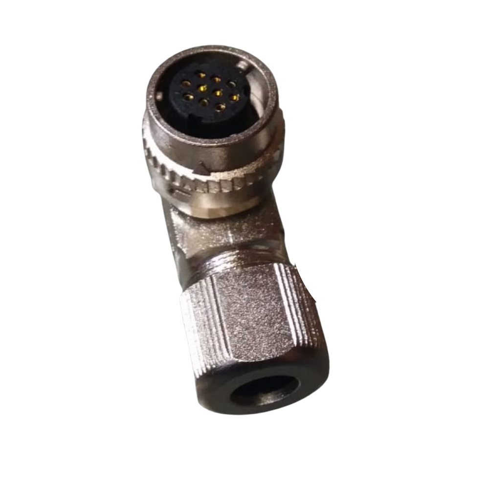 DK183-10D 10 Pinli 3 Çentik Servo Motor Soketi
