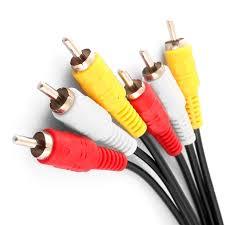 3 RCA Erkek / 3 RCA Erkek Kablo 1.8 mt.