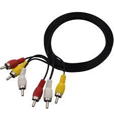 3 RCA Erkek / 3 RCA Erkek Kablo 1.8 mt.