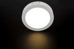 18W Yuvarlak Sıva Üstü Led Panel Armatür - Alüminyum, Beyaz Işık Cata CT-5233