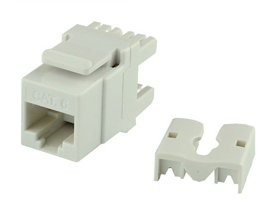 CAT6 Çakmaklı Keystone Jack UTP 180 Derece