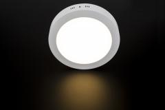 25W Damla Yuvarlak Sıva Üstü Led Panel Armatür Cata CT-5271 - Beyaz Işık Alüminyum Kasa