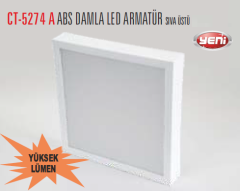 Cata 30W Sıva Üstü ABS Damla Led Armatür CT-5274A