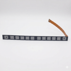 Fanuc A98L-0005-0252 Ekran Altı 12'li Tuş Takımı (Softkey Membran)