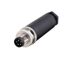 M8 5 Pin Erkek Seyyar B Code Konnektör | M8-BM05T