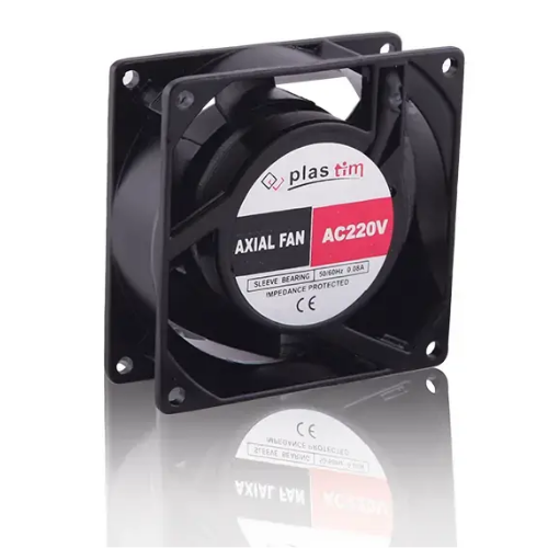 Plastim PF8025B Aksiyel Fan 80x80x25mm 230VAC | Hareket Otomasyon