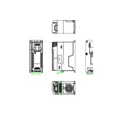 Control Techniques 7,5 Kw Sürücü 17,0 A, 10 HP Kontrol Teknik