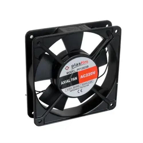 Plastim PF12025B Aksiyel Fan 120x120x25mm 230VAC | Hareket Otomasyon