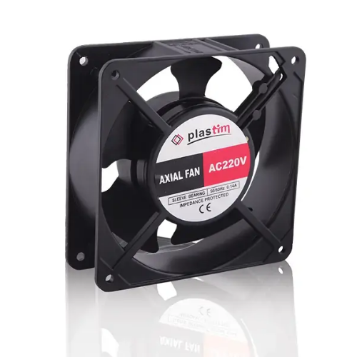 Plastim PF12038R Rulmanlı Aksiyel Fan 120x120x38mm 230V | Hareket Otomasyon