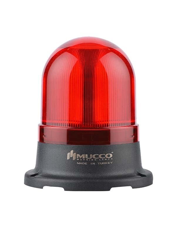 Ledli Tepe Lambası Döner 220V AC SNT-725-D Kırmızı